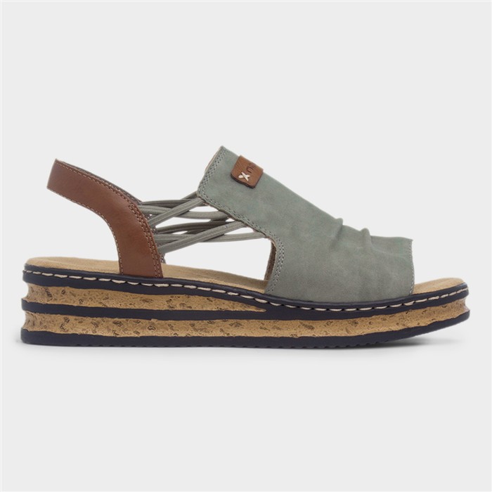 Mumbles Antistress Womens Green Sandal
