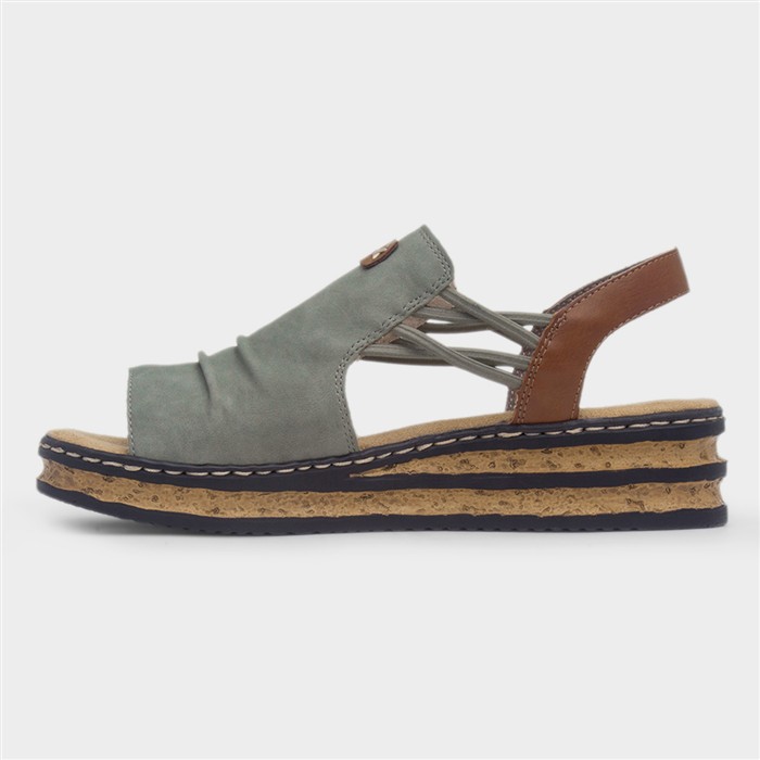Mumbles Antistress Womens Green Sandal