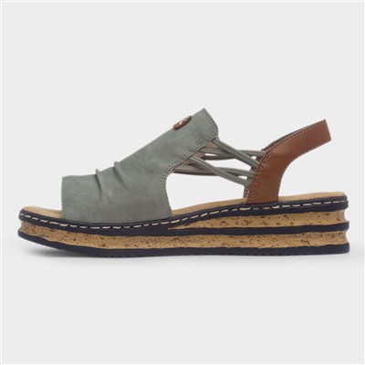 Mumbles Antistress Womens Green Sandal
