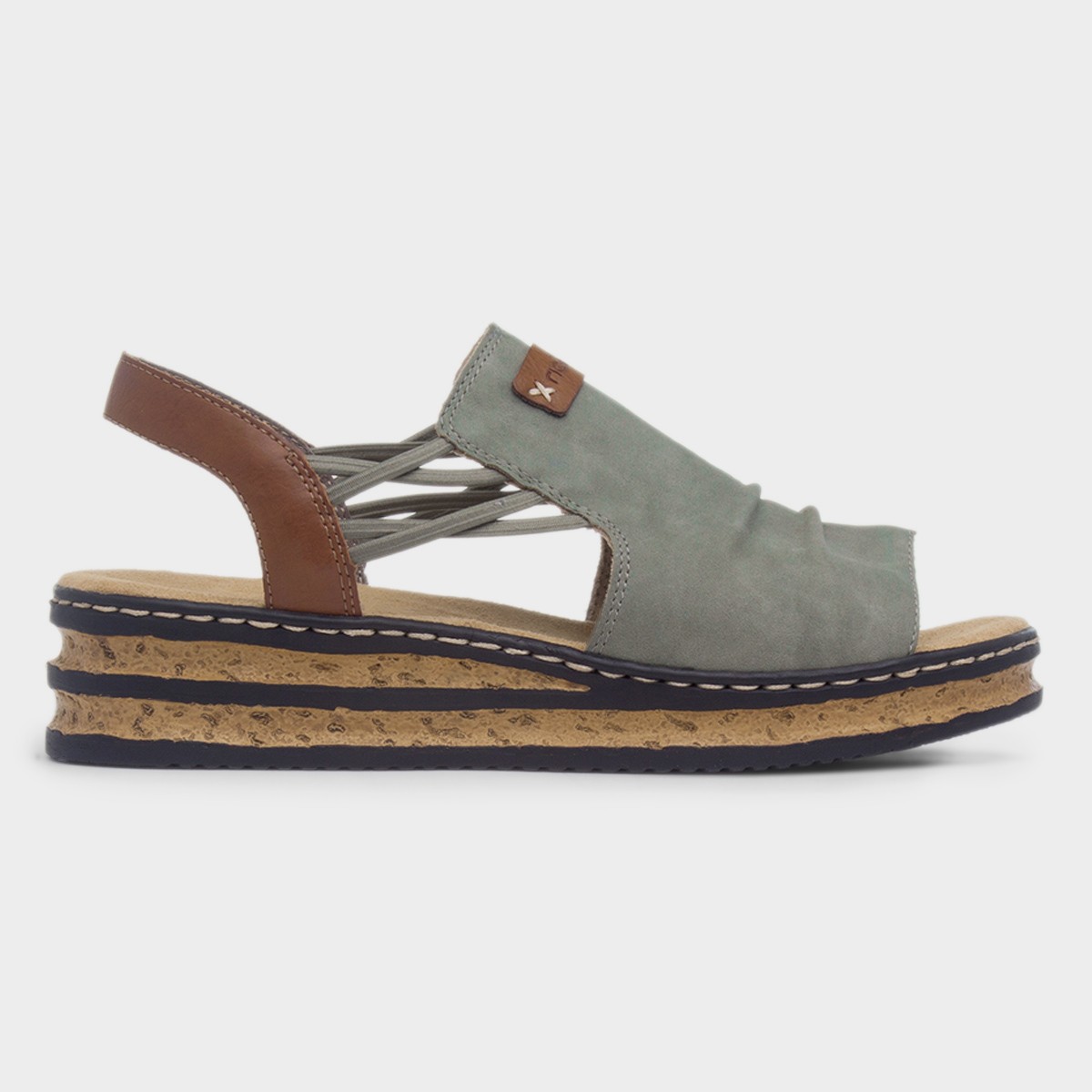 Mumbles Antistress Womens Green Sandal