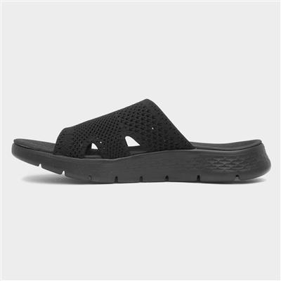 Go Walk Flex Elation Womens Black Sandals
