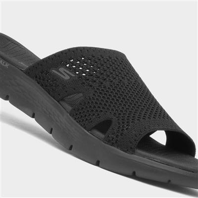 Go Walk Flex Elation Womens Black Sandals
