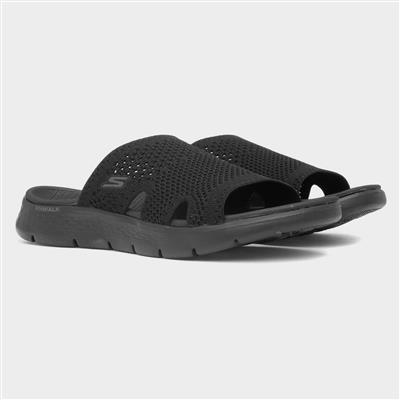 Go Walk Flex Elation Womens Black Sandals