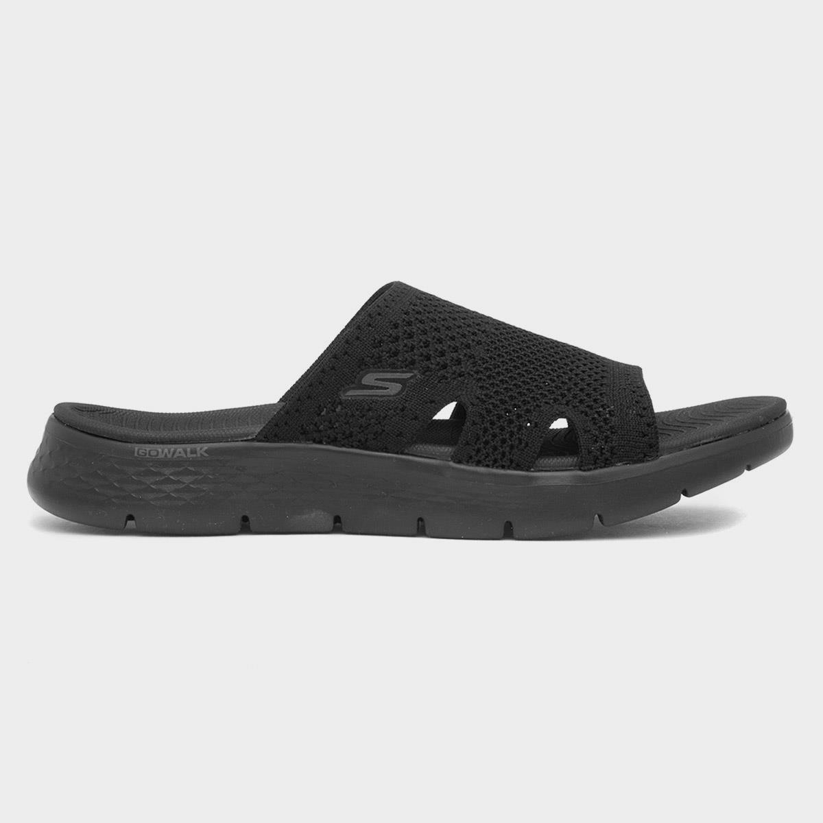 Go Walk Flex Elation Womens Black Sandals