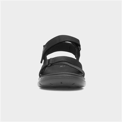 Go Walk Arch Fit Womens Black Sandals
