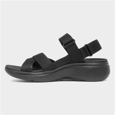 Go Walk Arch Fit Womens Black Sandals