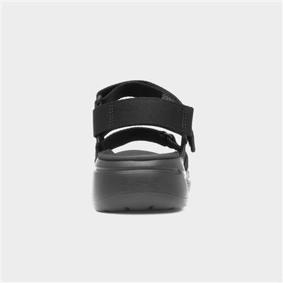 Go Walk Arch Fit Womens Black Sandals