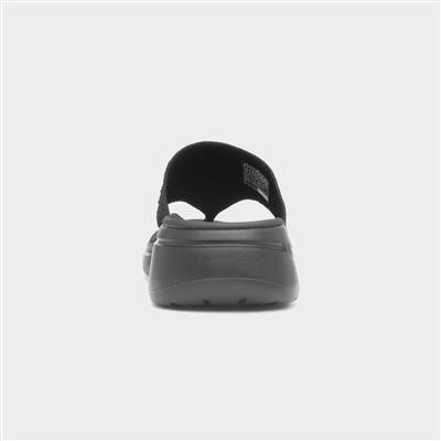 Go Walk Arch Fit Womens Black Sandal