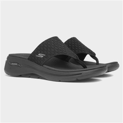 Go Walk Arch Fit Womens Black Sandal