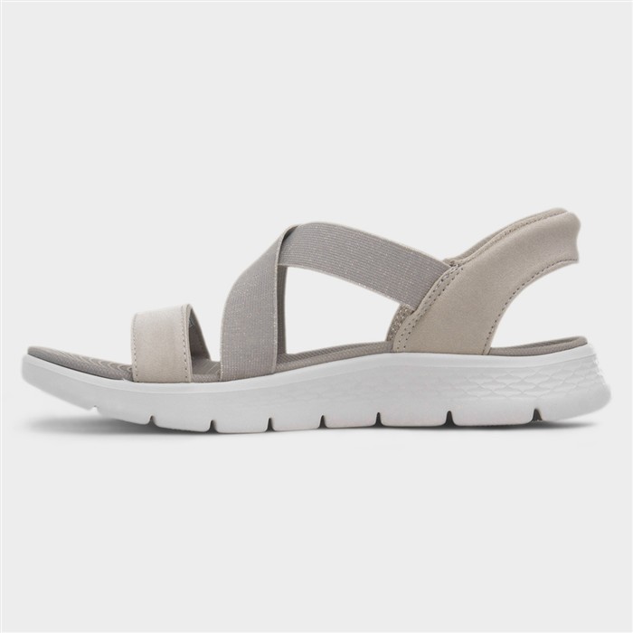 Slip Ins Go Walk Flex Womens Taupe Sandal