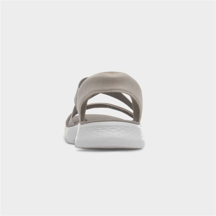 Slip Ins Go Walk Flex Womens Taupe Sandal
