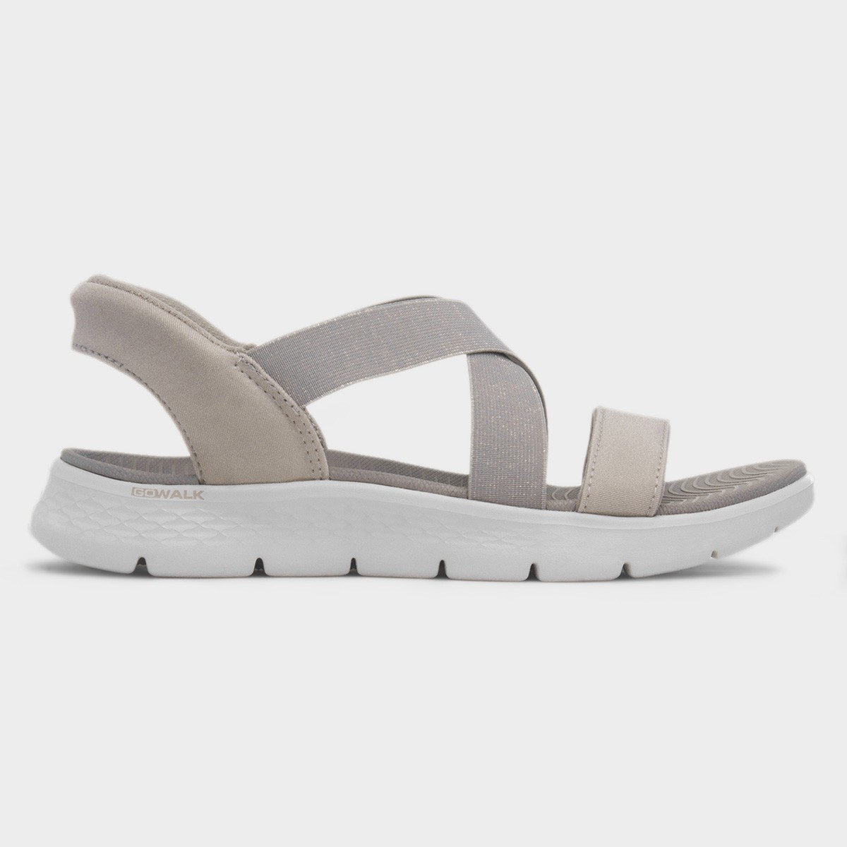 Slip Ins Go Walk Flex Womens Taupe Sandal