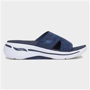 Skechers Go Walk Arch Fit Womens Navy Sandal (Click For Details)