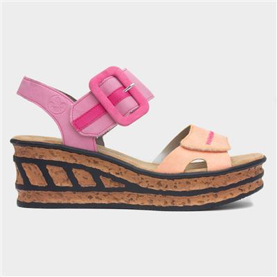 Antistress Womens Pink & Orange Sandal