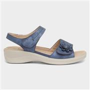 Softlites Womens Blue Flower Sandal (Click For Details)