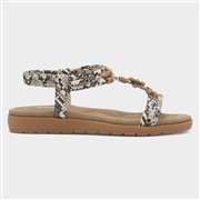 Lilley Womens Multi Snake Print Sandal (Click For Details)