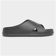 Lilley Womens Suri Black Cross Over Mule Sandal (Click For Details)