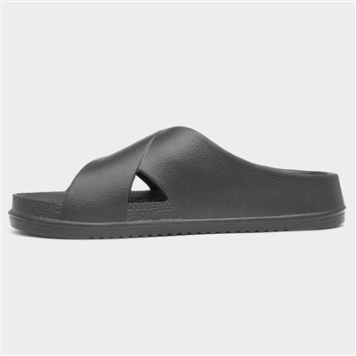 Womens Suri Black Mule EVA Sandal