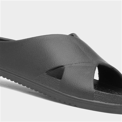 Womens Suri Black Mule EVA Sandal