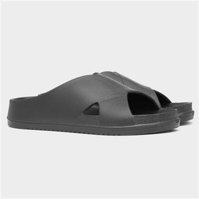 Womens Suri Black Mule EVA Sandal