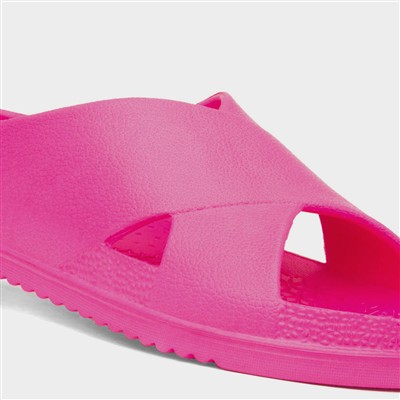 Suri Womens Fuchsia Mule EVA Sandal