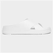Lilley Suri Womens White Cross Over Mule Sandal (Click For Details)