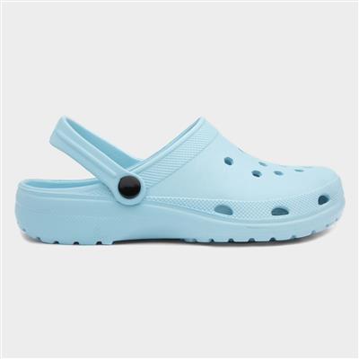 Summer Womens Light Blue Clog