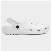 Womens White Clog (Click For Details)