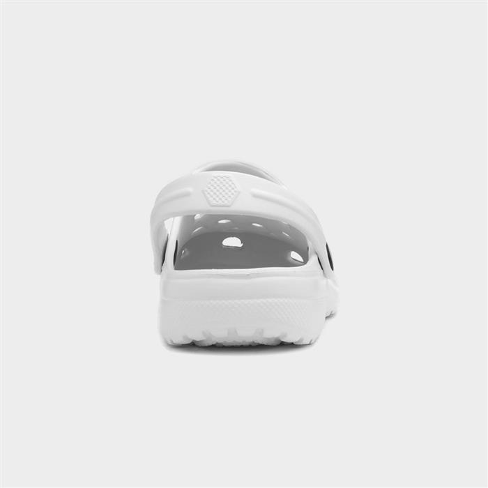 Womens White Slip On EVA Clog