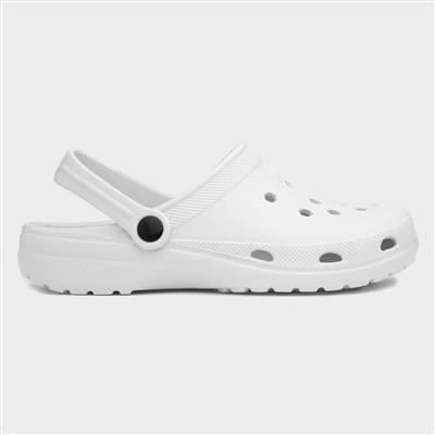 Womens White Clog