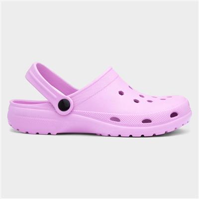 Womens Lilac Clog Sandal