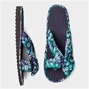 Sadie Womens Blue Floral Beach Mule (Click For Details)