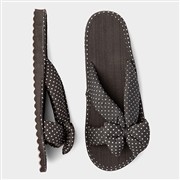 Sadie Womens Black Polka Dot Beach Mule (Click For Details)