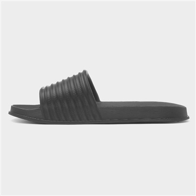 Womens Black EVA Slider