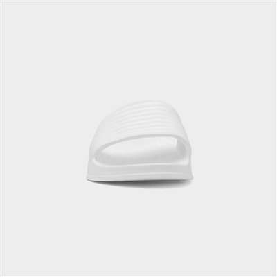 Womens White EVA Slider
