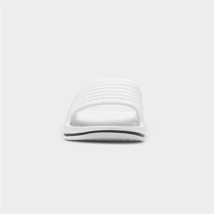 Womens White EVA Sliders