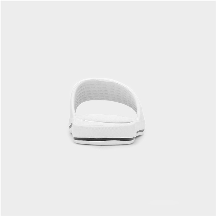 Womens White EVA Sliders
