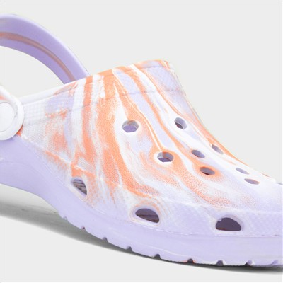 Womens Multi Marble EVA Clog