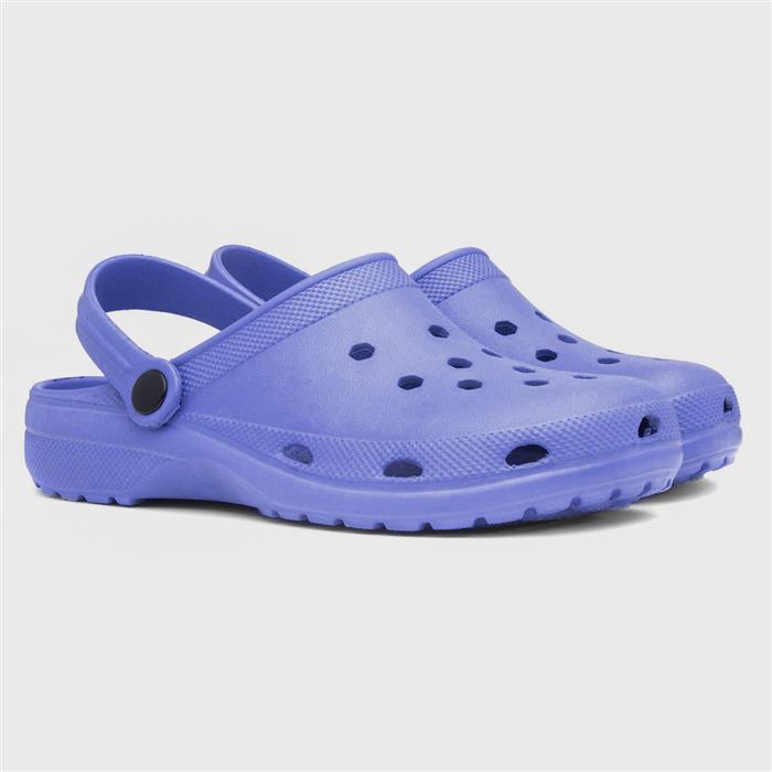 Womens Purple Slip On EVA Clog
