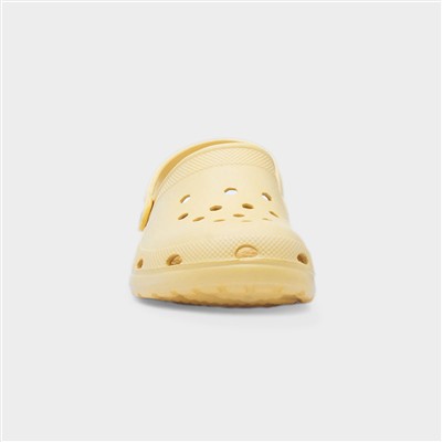 Womens Yellow Slip On EVA Clog