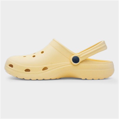 Womens Yellow Slip On EVA Clog