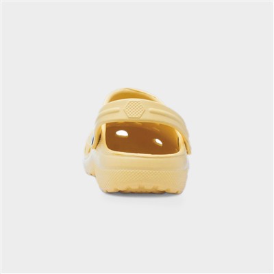 Womens Yellow Slip On EVA Clog