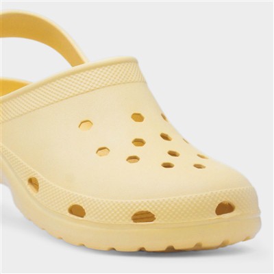 Womens Yellow Slip On EVA Clog