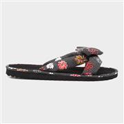 Softlites Womens Floral Beach Mule in Black (Click For Details)