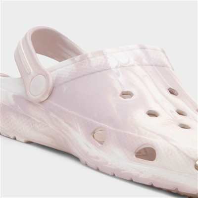 Summer Womens Cream Marble EVA Clog
