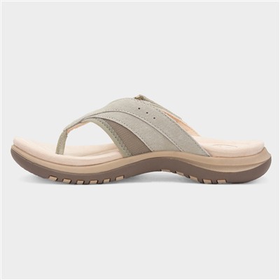 Juliet Womens Green Toe Post Sandal