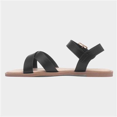 Lottie Women's Black Wider Fit Sandal