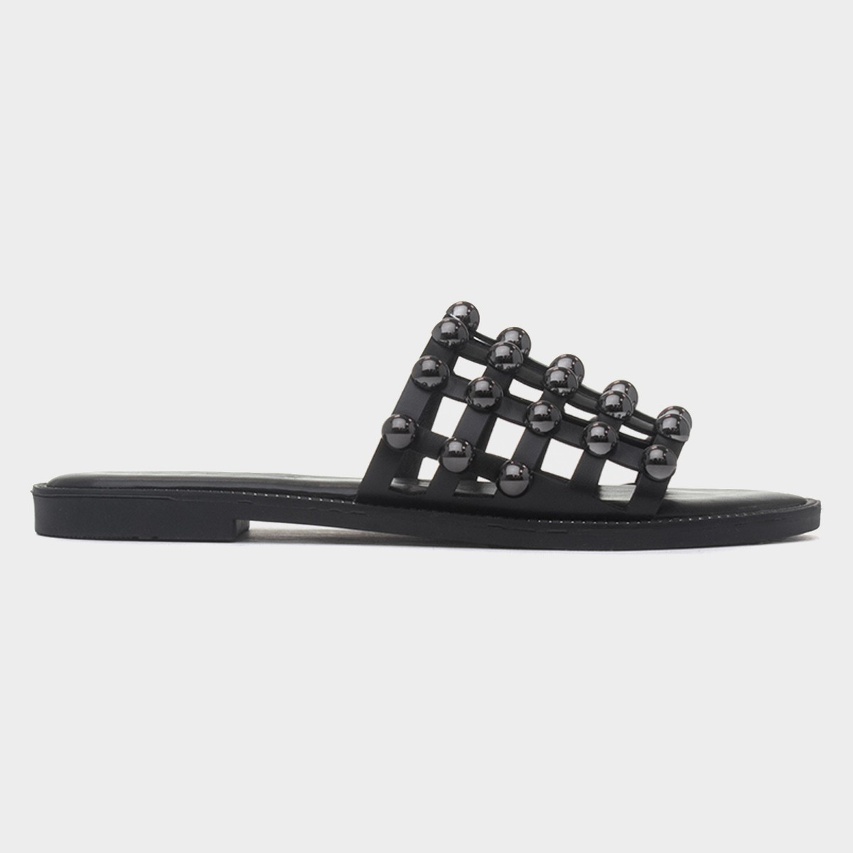 Kate Womens Black Wide Fit Mule Sandal