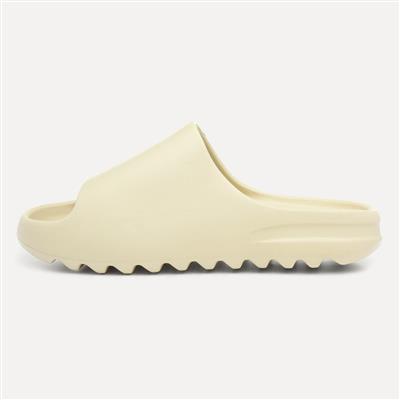 Womens Cream Chunky EVA Slider