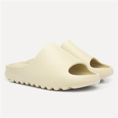 Womens Cream Chunky EVA Slider